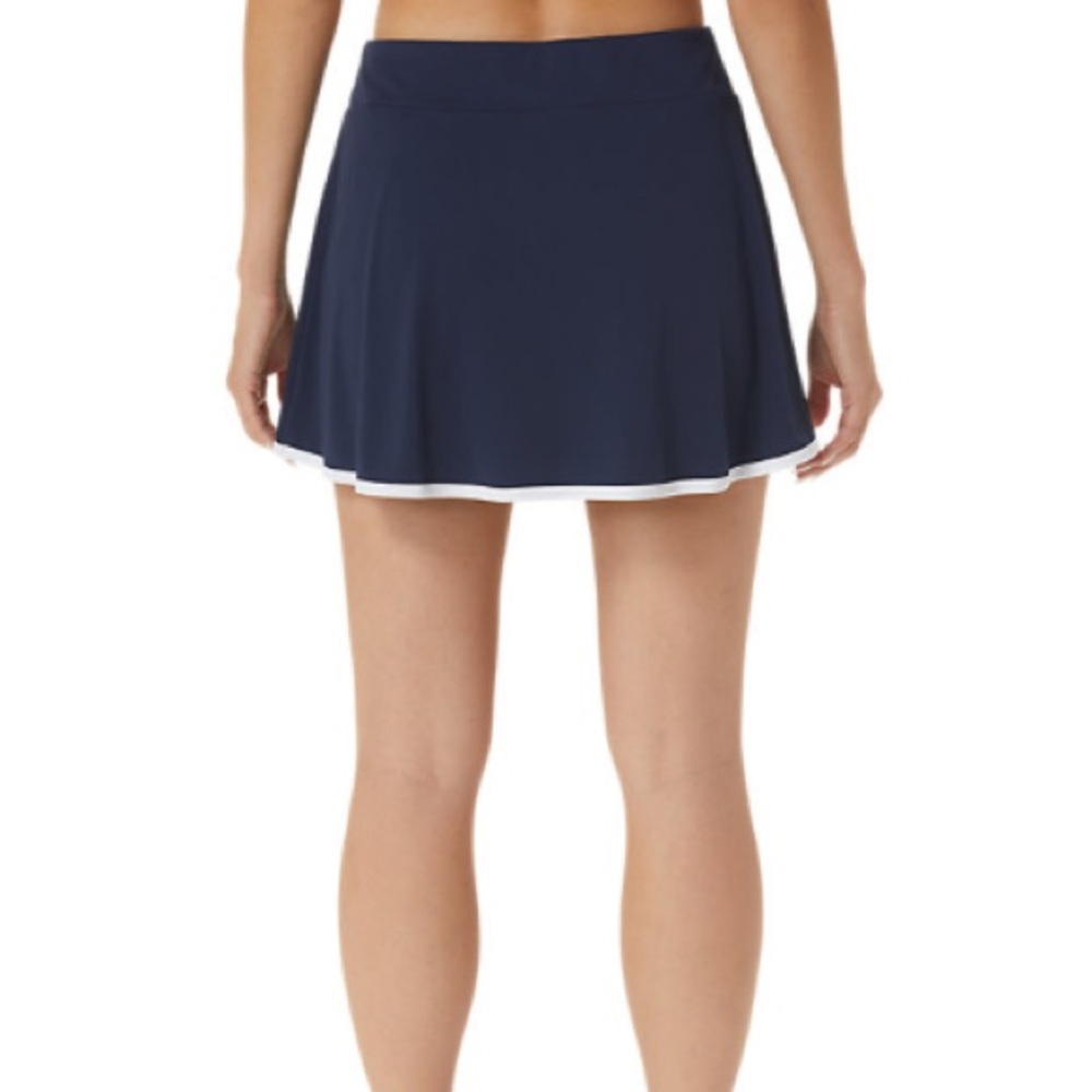 NWT ASICS Tennis Court Skort Skirt Womens Navy Blue Medium Athleticwear Training - Picture 7 of 9